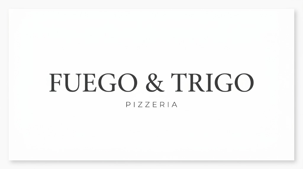 Fuego & Trigo Pizza Restoranı Web Tasarım Mockup
